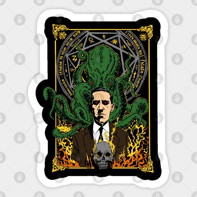 Lovecraft Tribute Sticker by Mandra